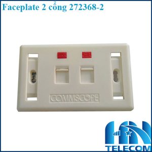 Mặt mạng 2 cổng Wallplate amp/commscope