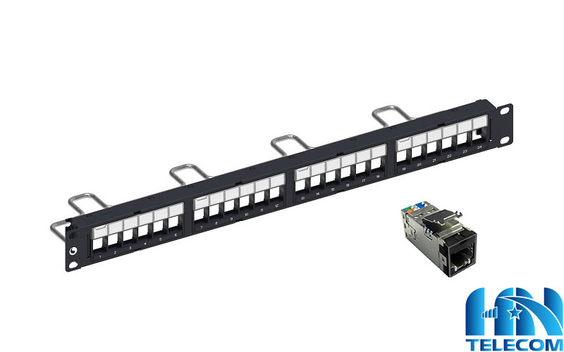 Thanh cắm patch panel 24 port cat6A commscope