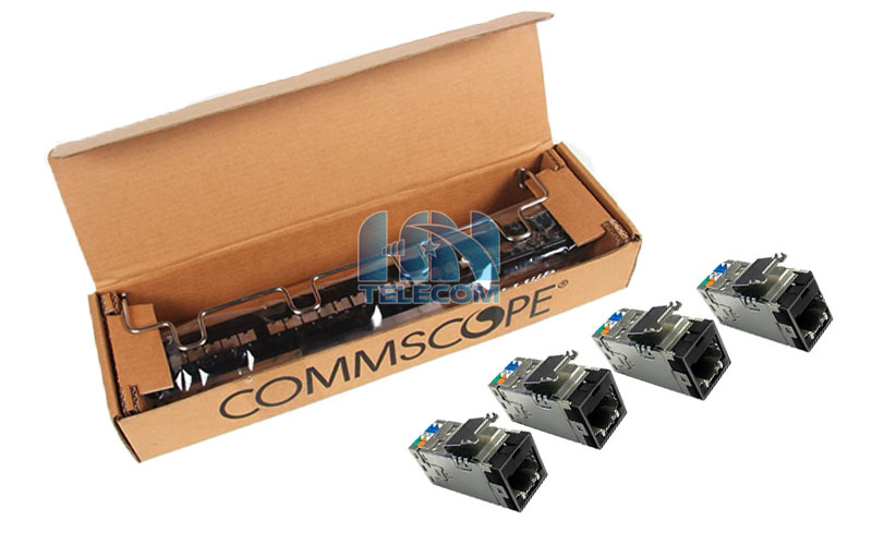 Patch panel 24 port cat6 Commscope chống nhiễu