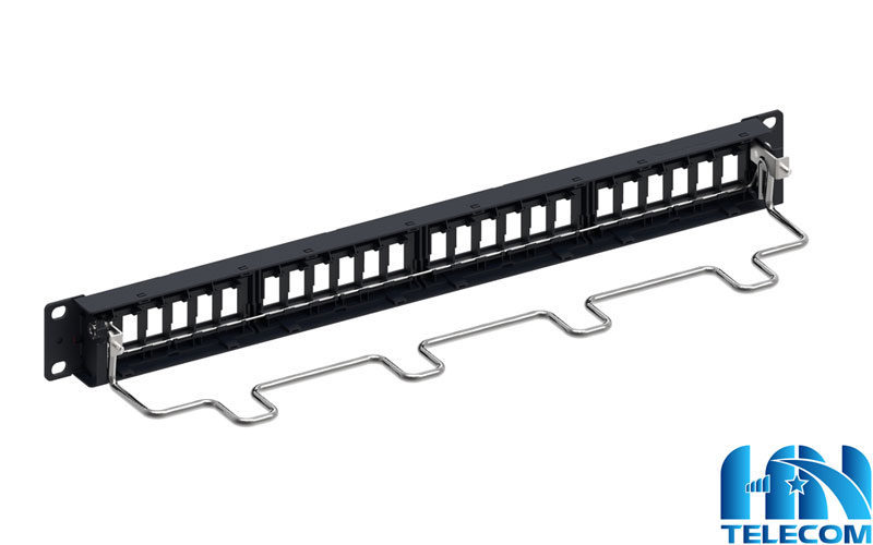 Patch panel 24 port cat6a commscope