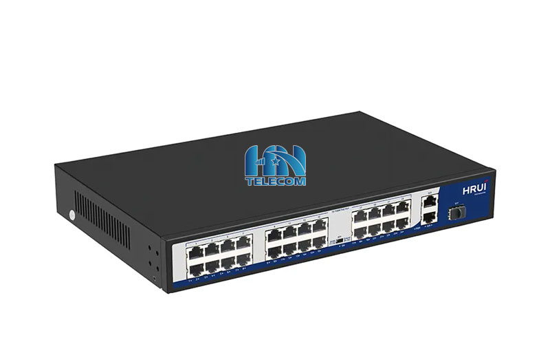 Switch POE 24 cổng HRUI 10/100M