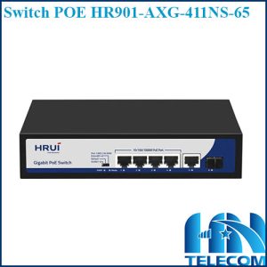 Switch POE 4 port 1G hrui