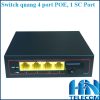 Switch quang 4 port POE 10/100m