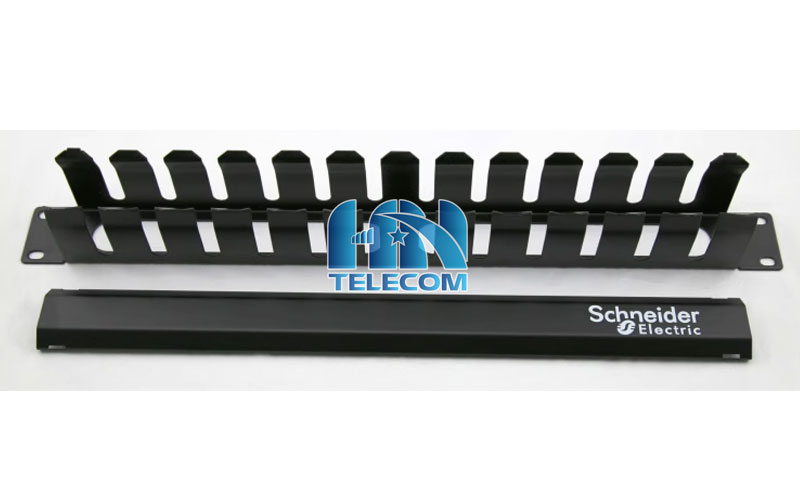 Thanh quản lý cáp ngang schneider 1U