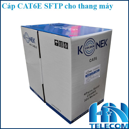 Cáp mạng golden konek cat6e sftp