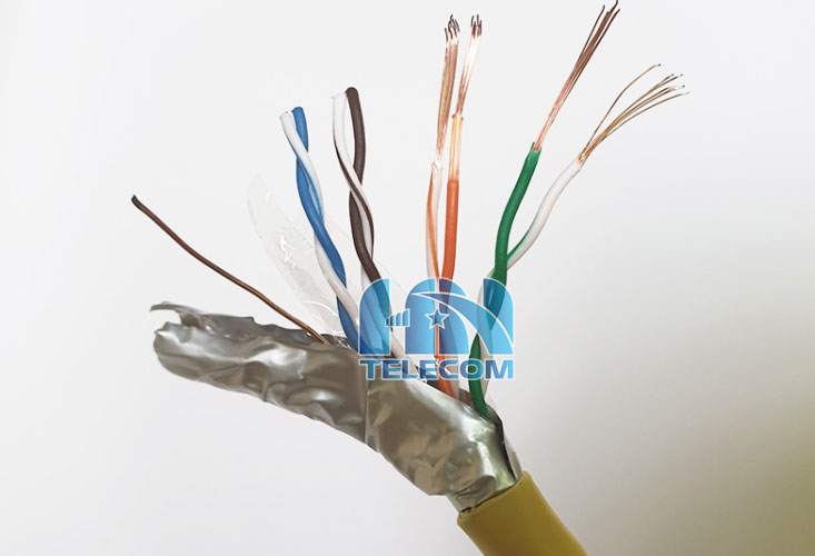 Cấu tạo dây cáp mạng HDPRO CAT5E FTP