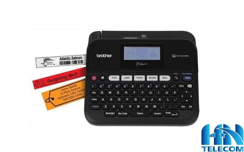 Máy in nhãn PT-D600 Brother để bàn