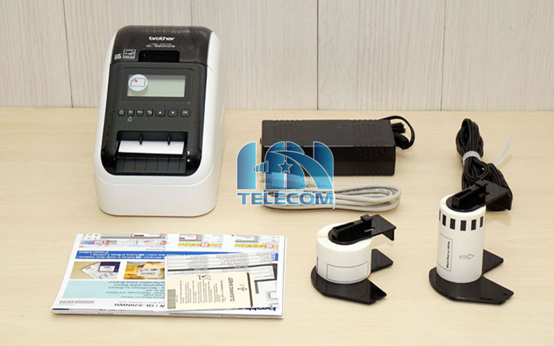 máy in nhãn brother đầy đủ phụ kiện