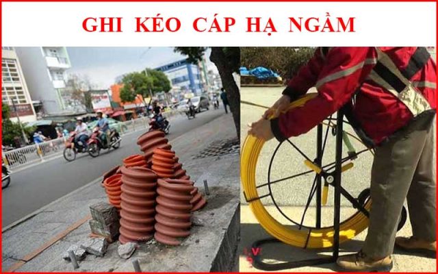 Cho thuê ghi kéo cáp hạ ngầm