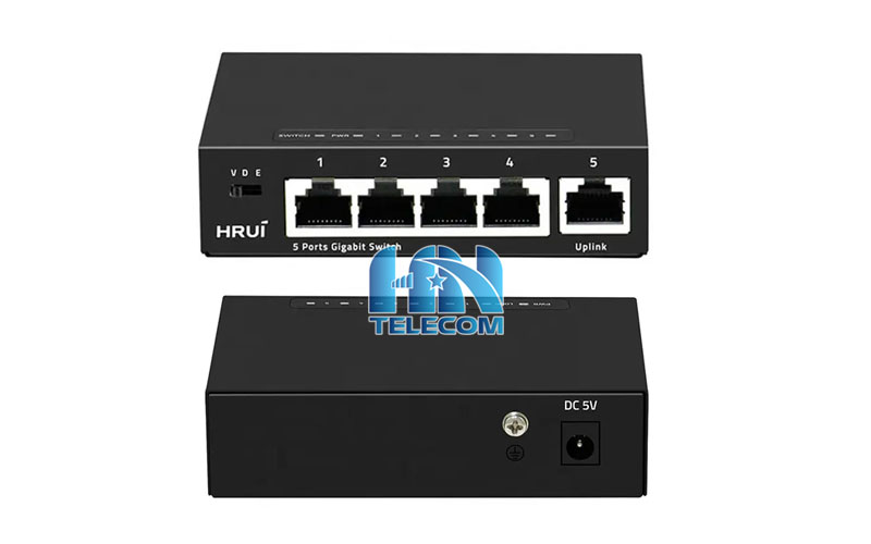 Switch hrui HR-SWG1050 5 port 10/100/1000M
