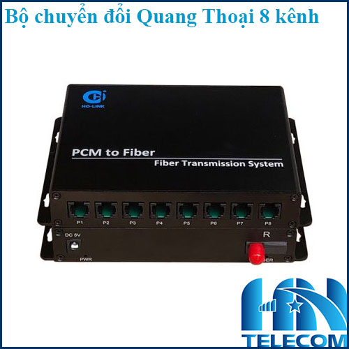 bộ chuyển đổi quang thoại 8 kênh