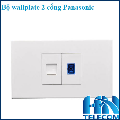 Bộ wallplate 2 cổng panasonic âm tường