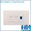 bộ wallplate 3 cổng panasonic