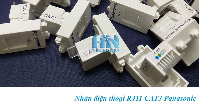 nhân thoại Rj11 panasonic cat3  âm tường