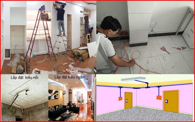 Thi công lắp đặt hệ thống điện gia đình
