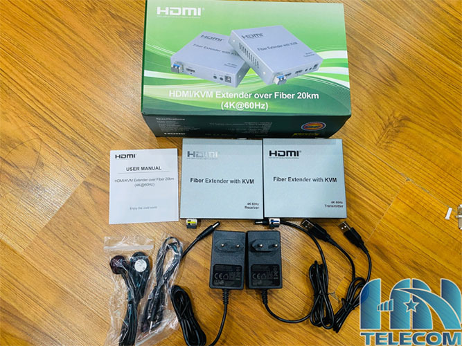 Bộ kéo dài HDMI sang quang cổng lc 20km