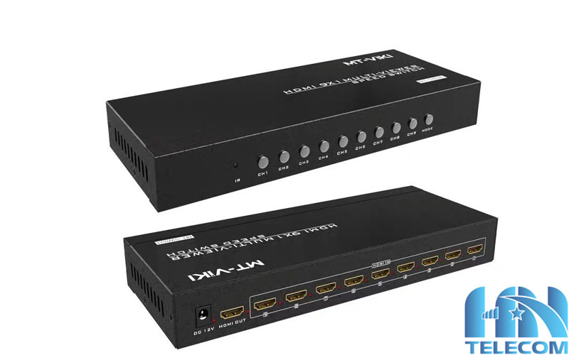 MT-VIKI MT-SW091 bộ gộp HDMI 9 vào 1 ra chính hãng