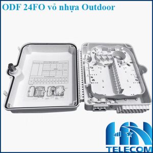 Hộp phối quang ODF 24FO outdoor nhựa