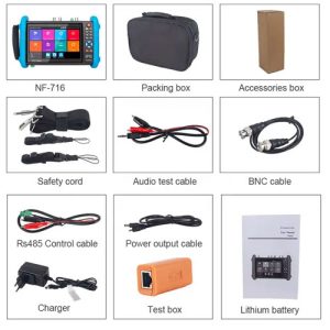 Các phụ kiện đi kèm máy test noyafa NF-716ADHS