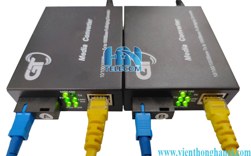 Converter quang Goldtech GT-1G-1SCA/B 1G