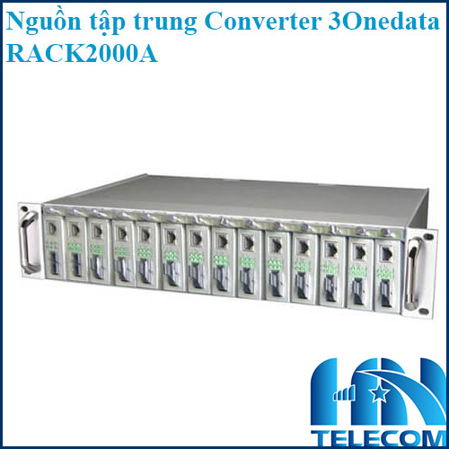 Nguồn tổng cắm 14 converter 3onedata rack2000a