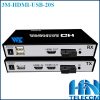 Bộ kéo dài HDMI qua cáp quang mã 3M-HDMI-USB-20S