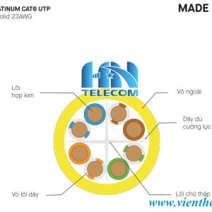 Cáp mạng cat6 Golden Link UTP 4 pair platinum