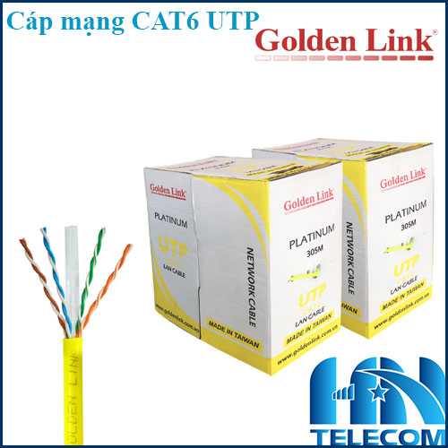 Cáp mạng cat6 Golden Link UTP