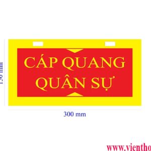 Kích thước Biển báo cáp quang quân sự