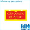 Biển báo cáp quang quân sự