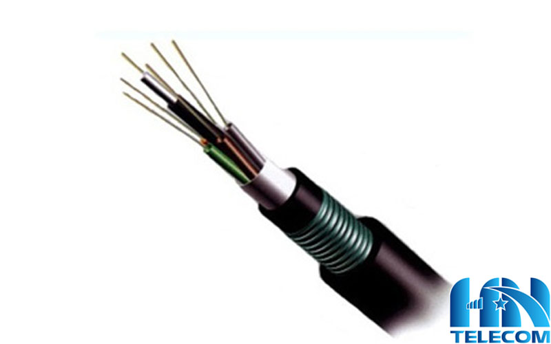 Cáp quang luồn cống kim loại 