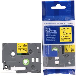 ứng dụng của Giấy in nhãn TZE-611 9mm màu vàng