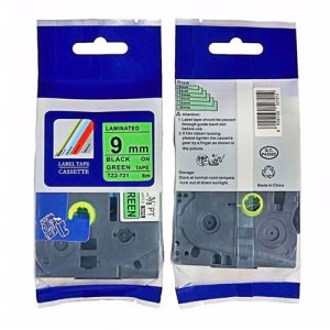 Thông tin về Giấy in nhãn TZE-721 9mm màu xanh