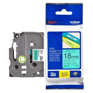 Đặc điểm nổi bật của Giấy in nhãn TZE-741 18mm màu xanh