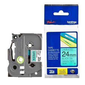 giới thiệu Giấy in nhãn TZE-751 24mm màu xanh