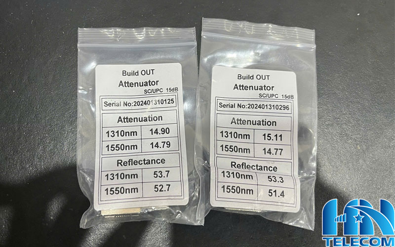 thông số kĩ thuật đầu nối suy hao quang SC/UPC 15db