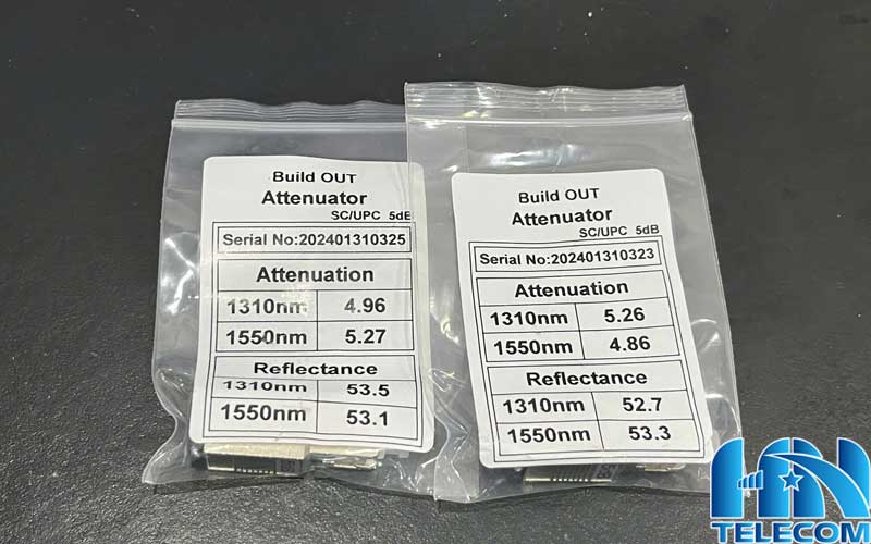 thông số kĩ thuật đầu nối suy hao SC/UPC 5db 