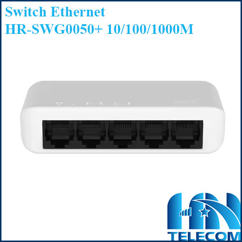 Switch Ethernet HR-SWG0050+ 10/100/1000M