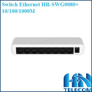 Switch Ethernet HRUI HR-SWG0080+ 10/100/1000M