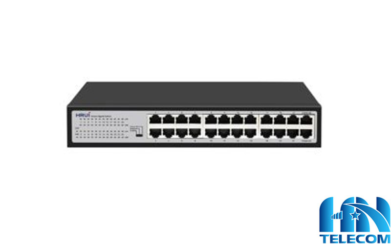 Giới thiệu về Switch HRUI HR-SWG10240D 24 cổng 10/100/1000M