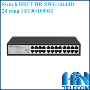 Switch HRUI HR-SWG10240D 24 cổng 10/100/1000M
