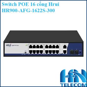 Switch POE 16 cổng Hrui HR900-AFG-1622S-300