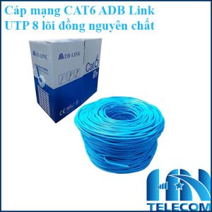 Cáp mạng CAT6 ADB Link UTP 8 lõi đồng nguyên chất