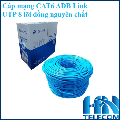 Cáp mạng CAT6 ADB Link UTP 8 lõi đồng nguyên chất