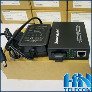 Converter quang 3Onedata Model 3012L-S-SC-20Km 1 sợi1000M