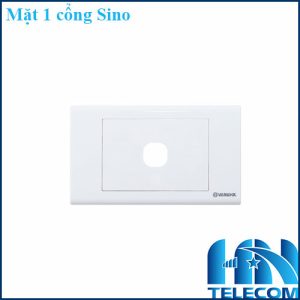 Mặt 1 công tắc Sino S181/X hình chữ nhật