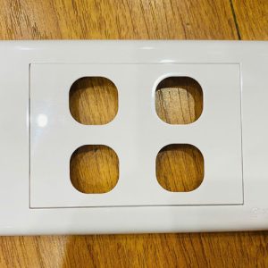 Giới thiệu chi tiết về Mặt 4 cổng Sino S184/X hình chữ nhật, wallplate 4 cổng