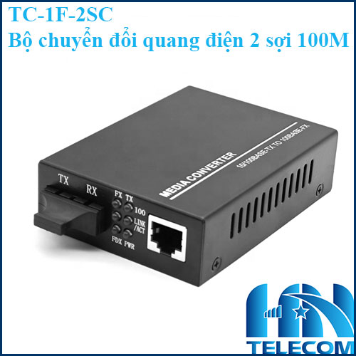 TC-1F-2SC - Bộ chuyển đổi quang điện 2 sợi 10/100Mbps