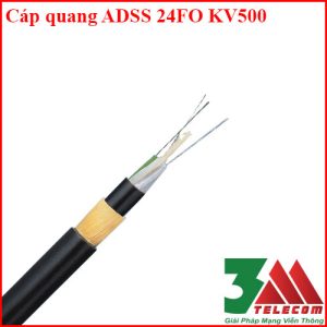 Cáp Quang ADSS 24FO KV500 Chính Hãng – Giải Pháp Truyền Dẫn Ngoài Trời Khoảng Vượt 500m
