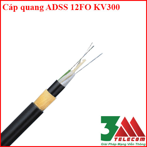 Cáp Quang ADSS 12FO KV300 Chính Hãng – Giải Pháp Truyền Dẫn Ngoài Trời